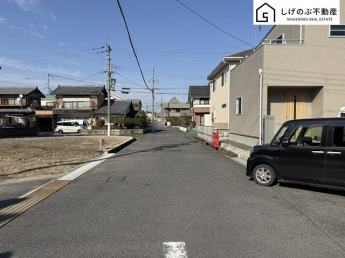 前面道路です。