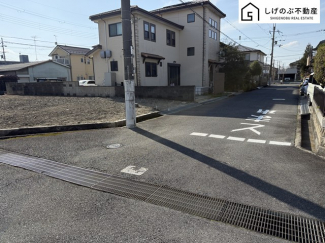 前面道路です。