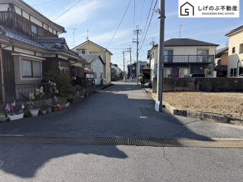 前面道路です。