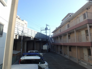 バルコニーからの景色です