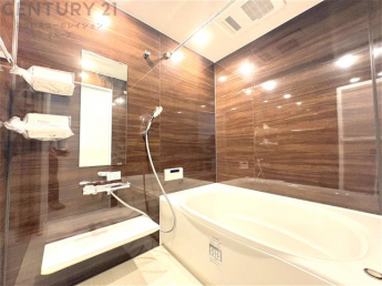 ユニットバスは省スペースでありながら、シンプルな設計と使いやすさを備え、簡便なメンテナンスが可能です。またミラー・小物置き場もあり便利です。