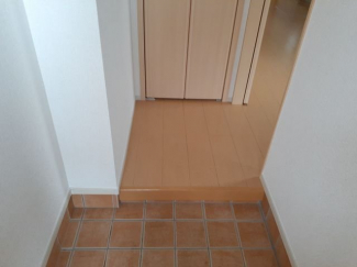 シンプルで使いやすい玄関です