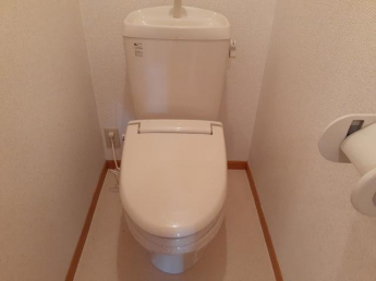 ゆったりとした空間のトイレです