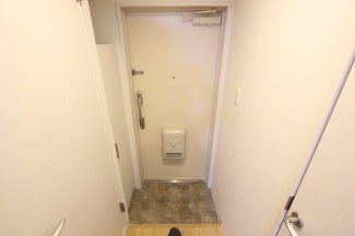 落ち着いた玄関です