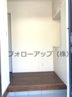 落ち着いた玄関です