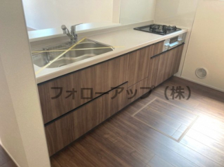 コンパクトなキッチンで掃除もラクラク