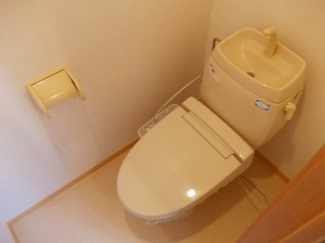 トイレもきれいです