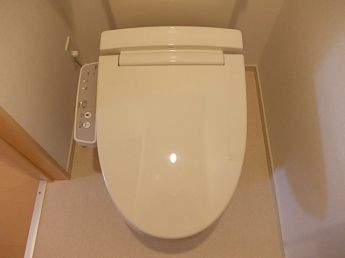 トイレもきれいです