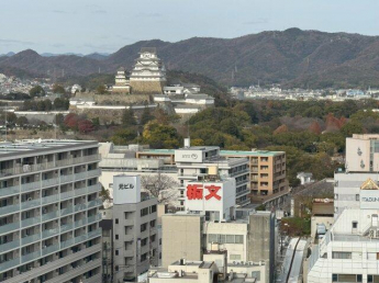 玄関開ければこの景色　姫路城が見えます。