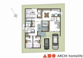 ３７５０万円、３ＬＤＫ＋畳コーナー、土地面積１８５．００m2