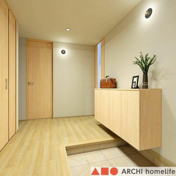 【内観パース図：玄関】