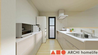 【内観パース図：キッチン】