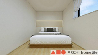 【内観パース図：主寝室】６．０帖の主寝室です。