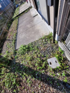 ゆったりとした専用庭があります