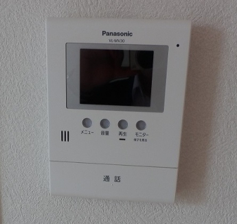 モニター付きインターホンです！