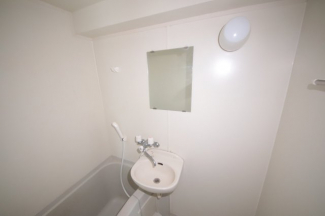 スペースが確保できる洗面所です