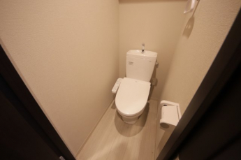 ゆったりとした空間のトイレです