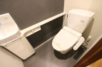 コンパクトで使いやすいトイレです