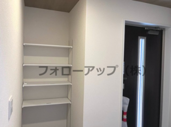 ちょっとした収納スペースも充実しています