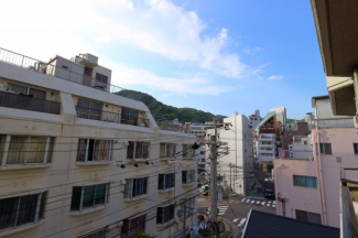 ベランダからの眺望です。