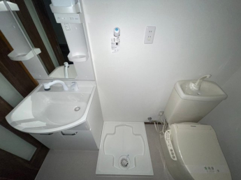 室内洗濯機置き場です