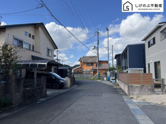 前面道路です。