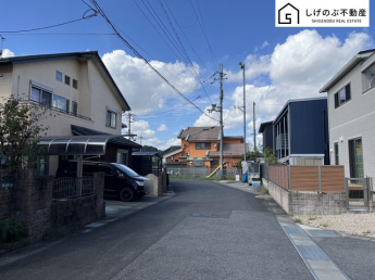 前面道路です。