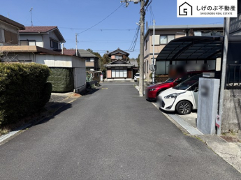 前面道路です。