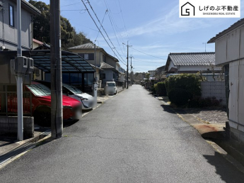 前面道路です。