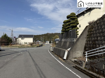 前面道路です。