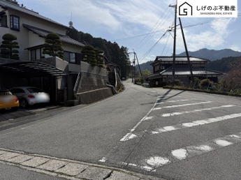 前面道路です。