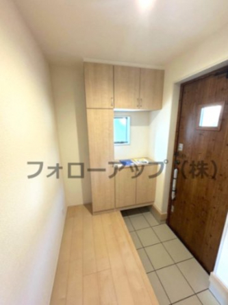 ゆったりとした玄関です