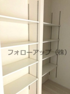 十分な収納スペースがあります