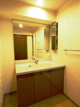 コンパクトで使いやすい洗面所