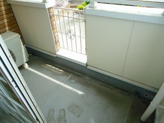 陽当たり良好なバルコニーです