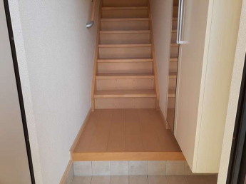 ゆったりとした玄関です