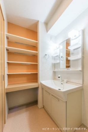 忙しい朝には欠かせない洗面所です