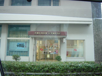 信用金庫まで900ｍ