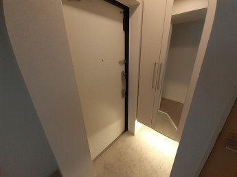 落ち着いた玄関です