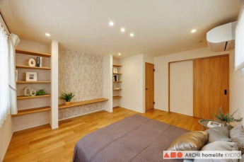 11.0帖の寝室。ゆったりリラックスできる空間です。