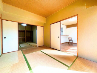 窓からの自然光で畳がきれいに映え、のんびりとくつろげる空間で