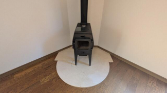 薪ストーブ付き