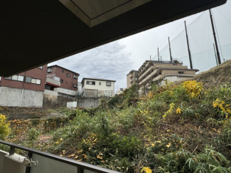 バルコニーからの景色です