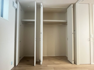 たっぷりとした収納スペースです