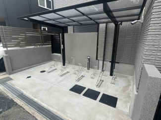 自転車置き場です