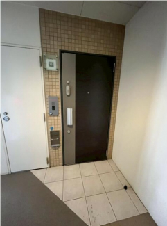 落ち着いた玄関です