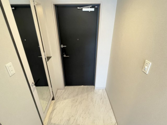 落ち着いた玄関です