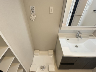 洗濯機置場です