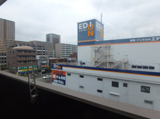 バルコニーからの景色です