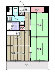 ２０２５．１０月　２ＬＤＫへ変更済み